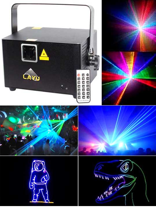 Лазер для создания лазерной анимации Promolaser LAYU AP25RGB PRO для 500 метров